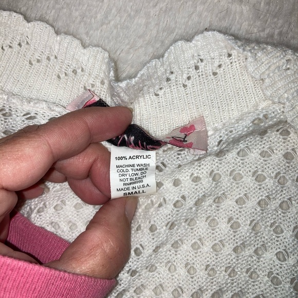 Knit Minded Loose Knit Open Front Cardigan S - Picture 12 of 14